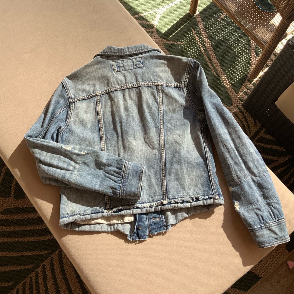 Express Light Blue Jean Jacket - Picture 4 of 5